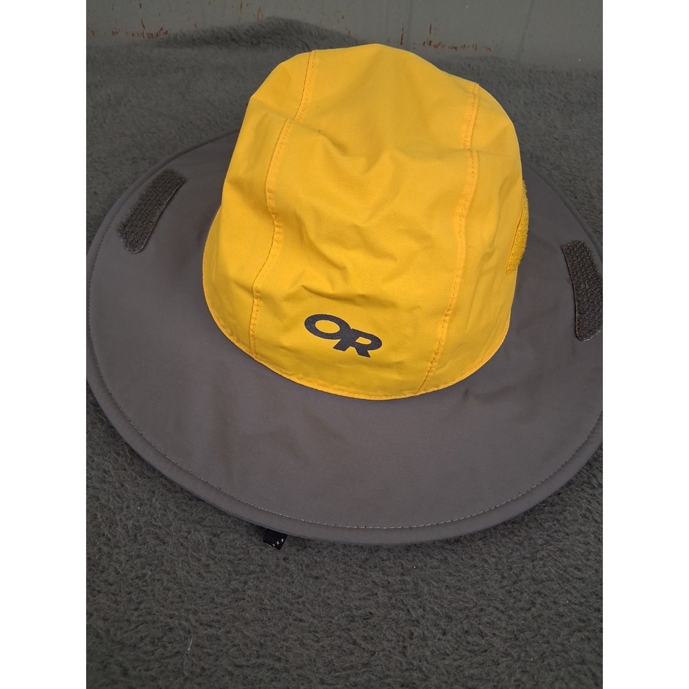 Outdoor Research Youth Seattle Sombrero XS Yellow Waterproof Discontinued Hat‎